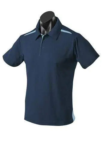Aussie Pacific Paterson Kids Polo Shirt 3305 Casual Wear Aussie Pacific Navy/Sky 6